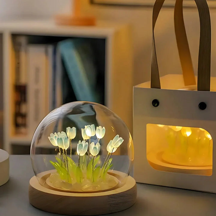 Glass Dome Tulip Light | Luvikno
