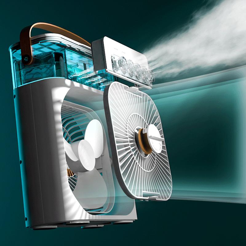 Spray Cooling Fan med Vannkanne | Luvikno