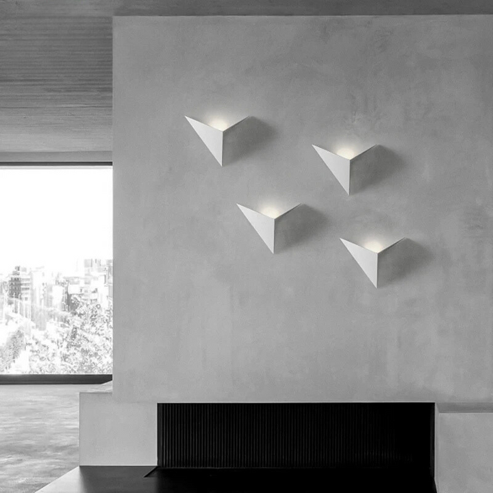 TriGlow Light - Modern LED Vegglampe 3W Luvikno