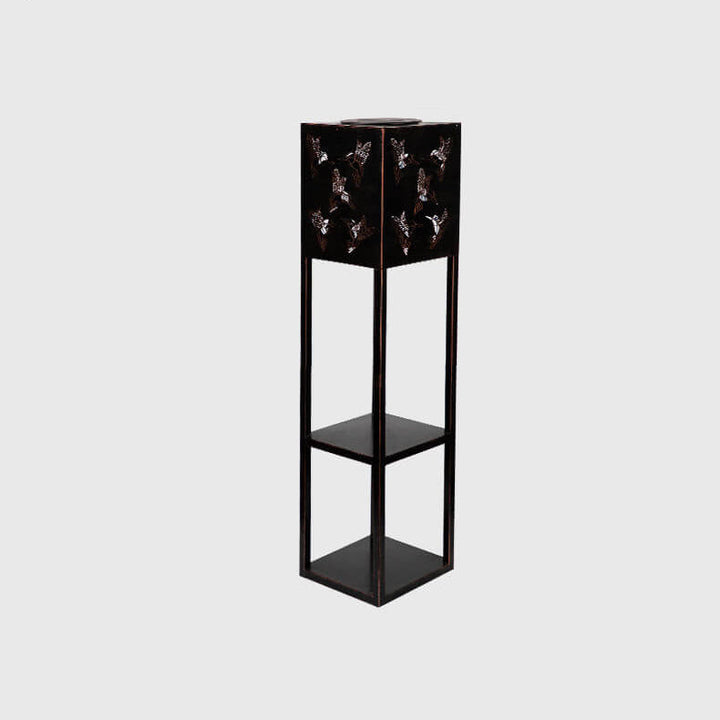 Solar Butterfly Light Shadow Square Shelf Planter Light Garden Decorative Outdoor Waterproof Patio Outdoor Light | Luvikno