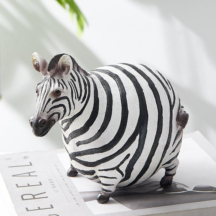 Moderne Søte Zebra Harpiks Figurer | Luvikno