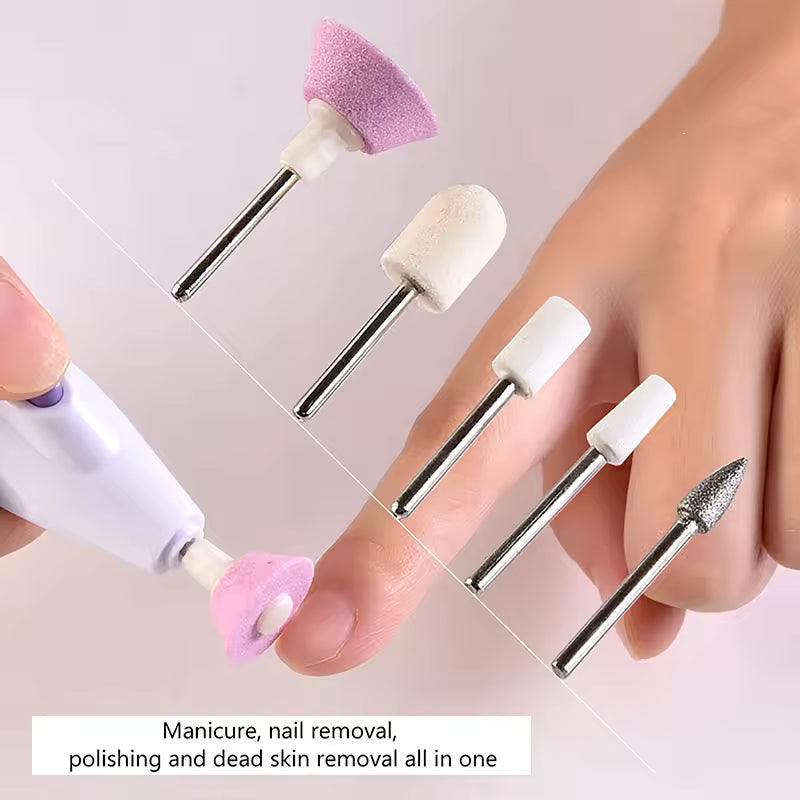 NailPro Elektrisk Neglefil Sett 2-Pack | Luvikno