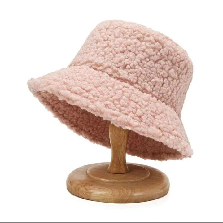 CozySheep Hatt - Varm Teddy Bucket for Vinterdager Luvikno