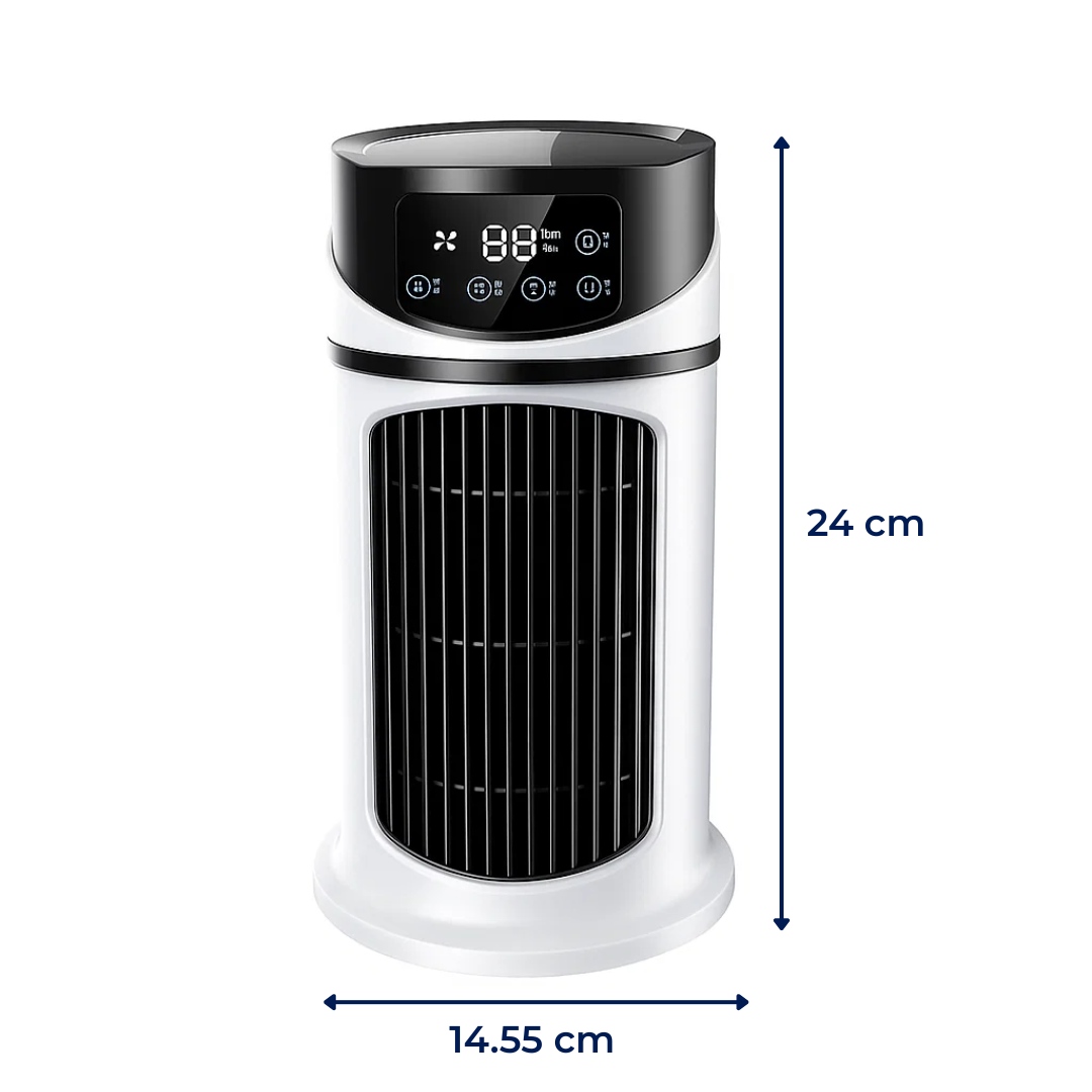 Rask kjøling – USB 5V – 300ML vanntank – Stille drift for kontor- og hjemmebruk Luvikno