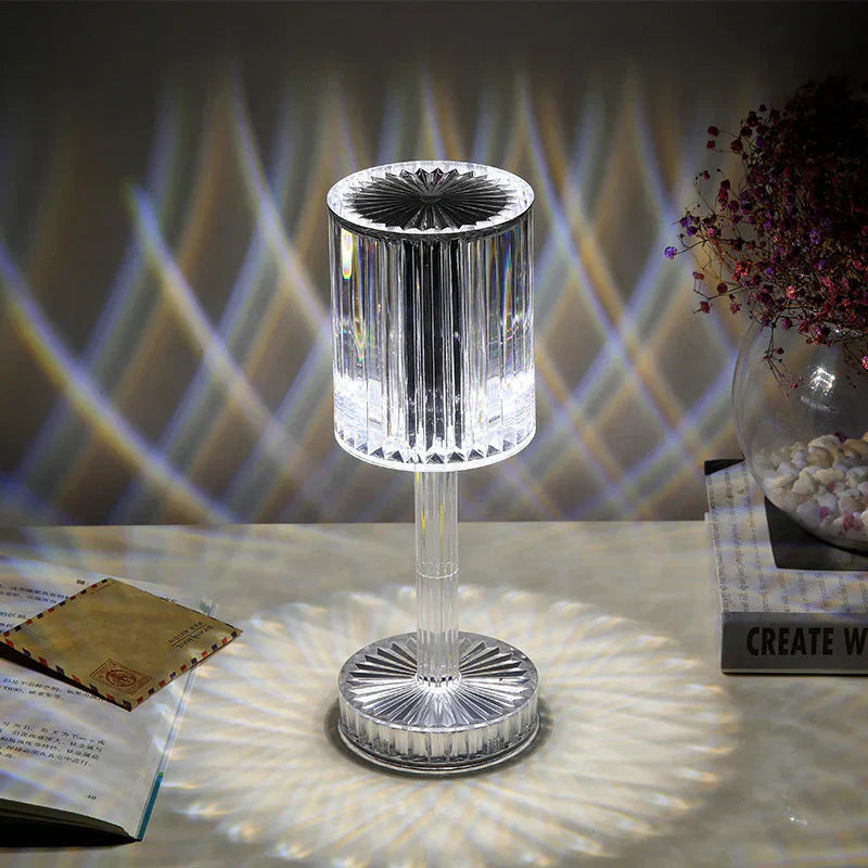 Luvikno | Dimbar Krystall Bordlampe Med Moderne Design