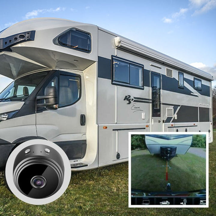 1080p Magnetisk WiFi Mini Kamera-RV Campingvogn Bakovervendt Kamera Luvikno