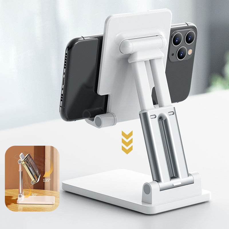 Luvikno | Justerbar Ergonomisk Sammenleggbar Tablet/Telefon Stativ