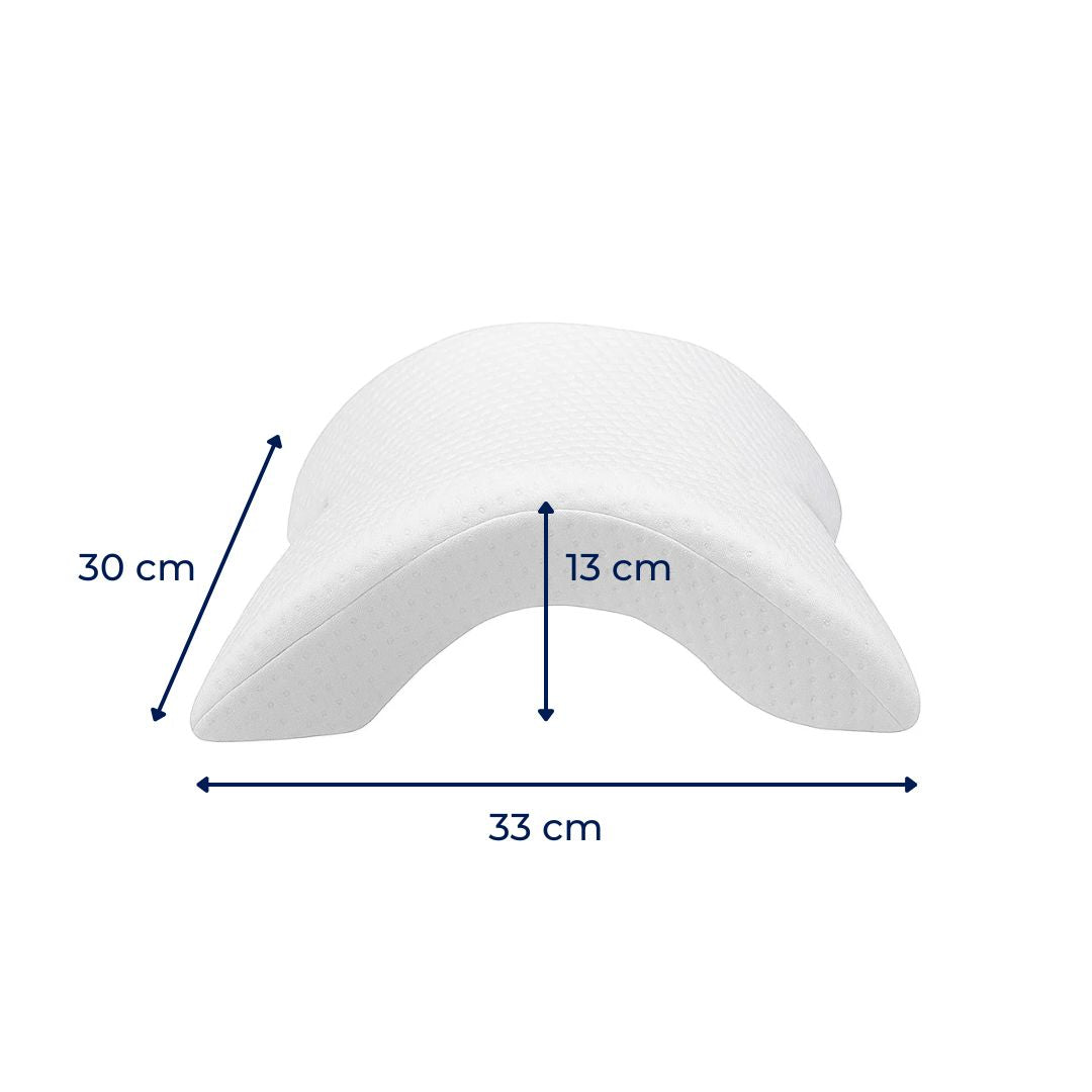 Spine Relief & Posture Alignment – Contour Memory Foam – Pain-Free Deep Sleep Support Luvikno