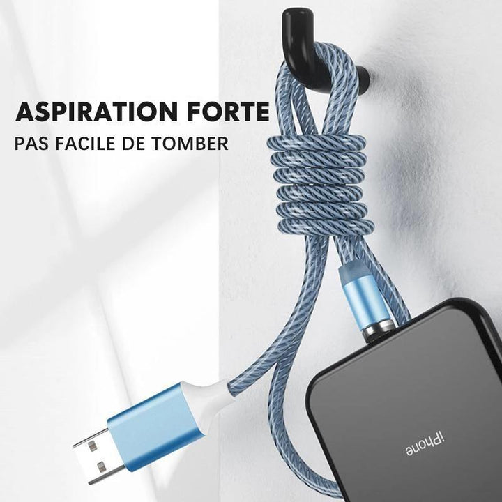 Magnetisk USB-ladekabel med LED | luvikno