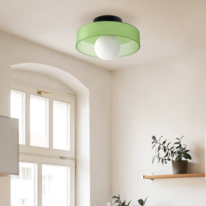 Rund Flush Taklys | Luvikno