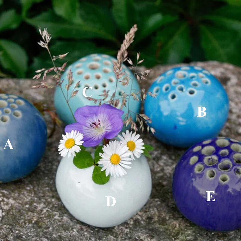Resin Håndlaget Vase Blomst Stein Borddekor | Luvikno