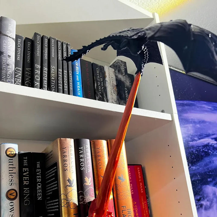 Dragon Flame Book Niche | Luvikno