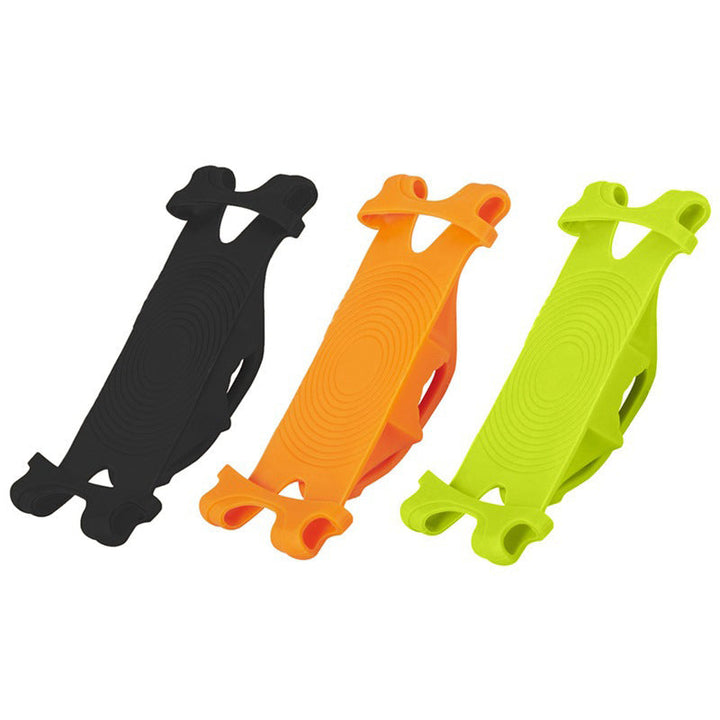 Universell silikone telefonholder for cyklen, skridsikker, justerbar | Luvikno