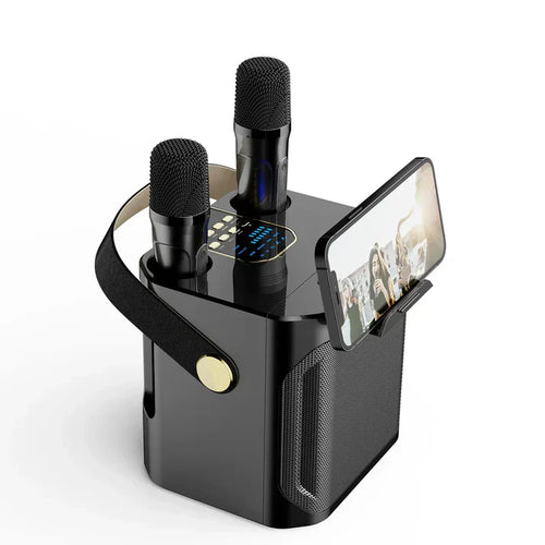 SoundJoy Karaoke Høyttaler – Bærbar Bluetooth Boombox med 360 Surround | Luvikno
