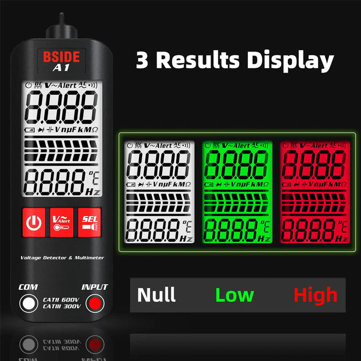 A1 Fullt Automatisk Anti-Brenne Intelligent Digital Multimeter Luvikno