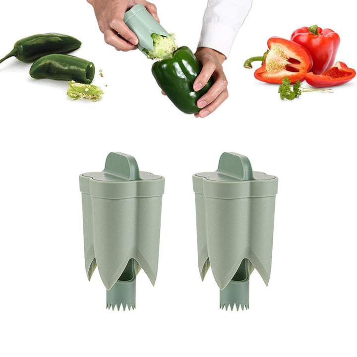2-i-1 Frukt Paprika Kjerner | Luvikno