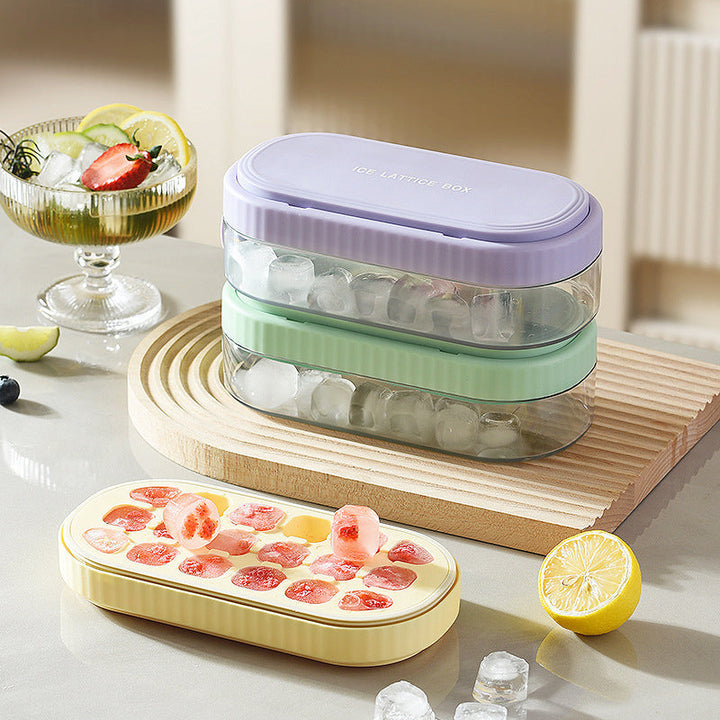 Press Ice Cube Box | Luvikno