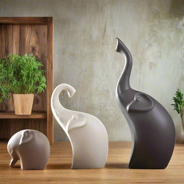 Abstrakt Hult Elefant Skulptur | Luvikno