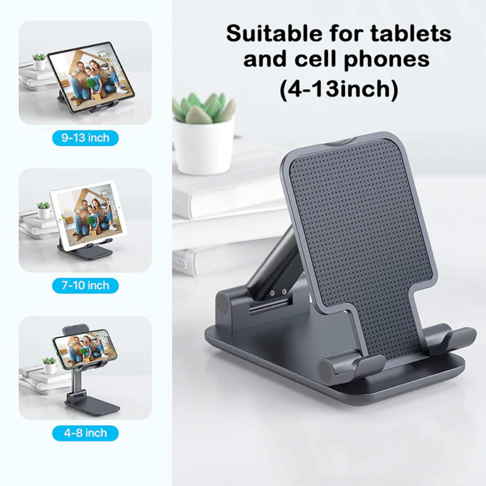 Luvikno | Faltbart Holder Stativ for iPad og Mobiltelefon
