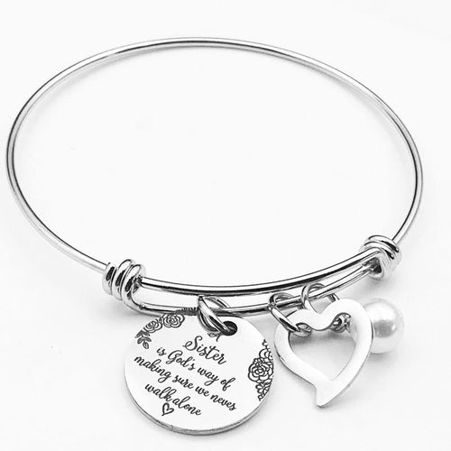 Luvikno | Never walk alone - Søster armbånd