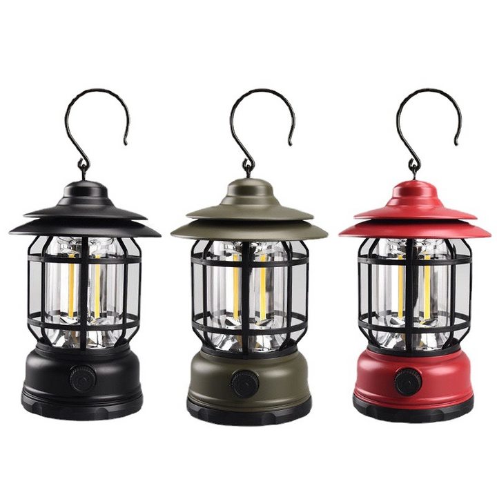 Luvikno | Bærbar Retro Campinglampe