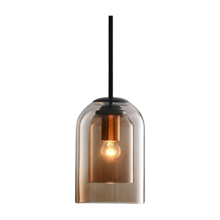 LuxeBeam Lys - Moderne Pendellampe laget av dobbelt glass | Luvikno