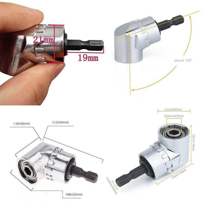 Skrutrekker-bits-holder-tilbehør | Luvikno