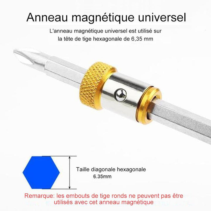 Magnetisk Skrutrekker Tip Avtagbar Ring | Luvikno
