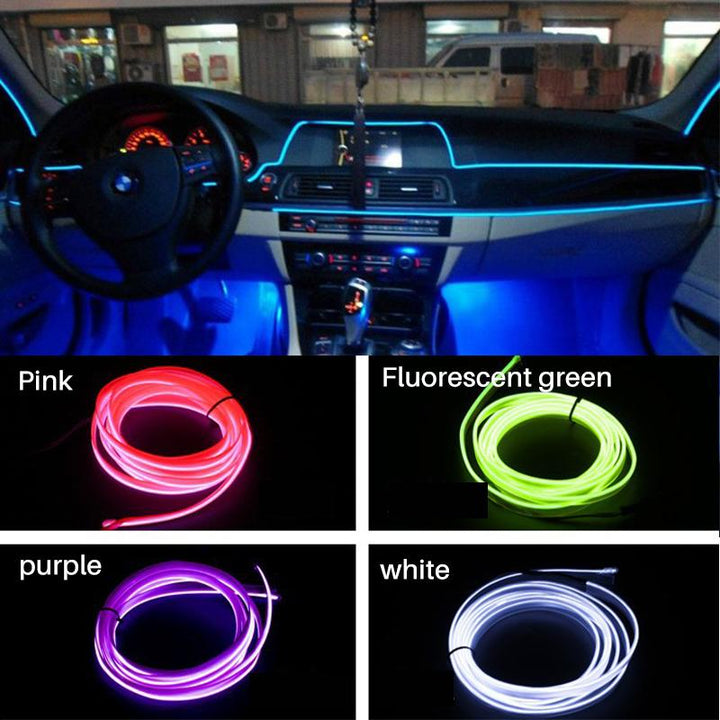Luvikno | 4-i-1 Linje Bil LED Ambient Lys