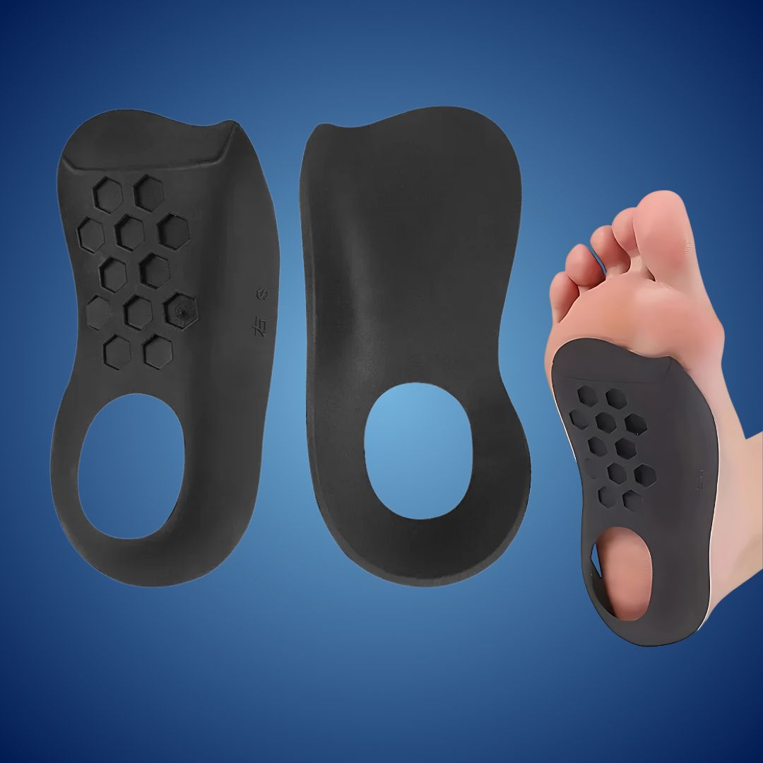 ArchEase Sålinnlegg for Flate Føtter | Sålinnlegg for Plantar Fasciitis - Fotbue Støtte Sålinnlegg - Fot Dempende Luvikno