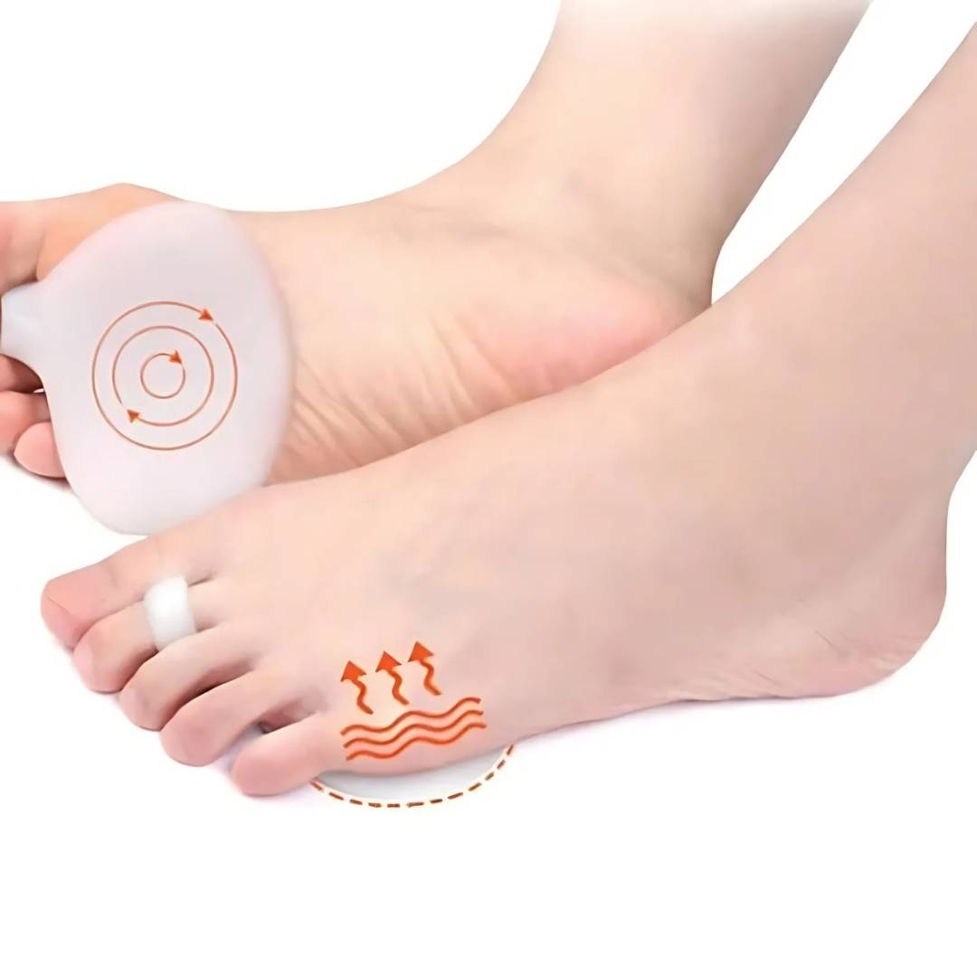 FootAlign Gel Metatarsal Pads | Lindre fot smerte - Redusere trykk - Absorbere støt - Forbedre fotkomfort - Daglig fotstøtte Luvikno