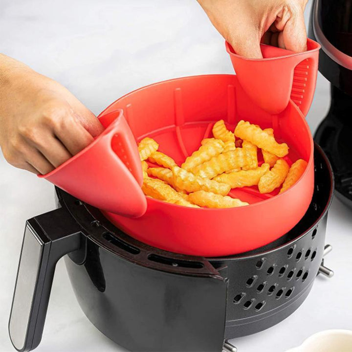 Air fryer Non-stick kokkekar Easy å rengjøre | Luvikno