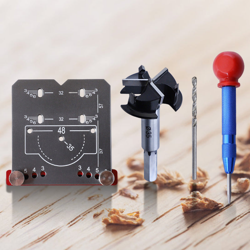35 mm Hengsel Punch Locator | Luvikno