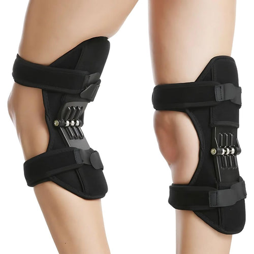 KneeGuard Pro | Sett av 2 hengslet kneleddsstabilisatorer for smertelindring | Justerbar støtte for kneskader - leddgikt - postoperativ rehabilitering Luvikno
