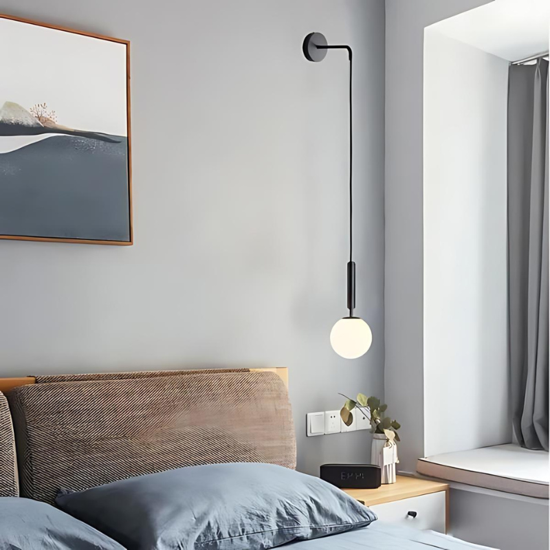 Moderne Glass Vegglampe for Stilige Boligområder | Luvikno