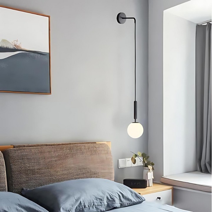 Moderne Glass Vegglampe for Stilige Boligområder | Luvikno