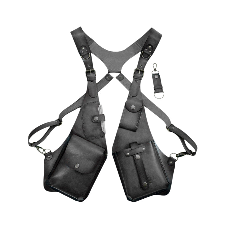 Medieval Steampunk skulderveske med retro stropp | Luvikno