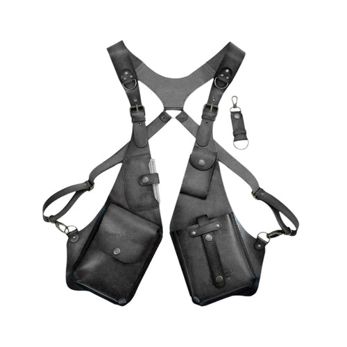Medieval Steampunk skulderveske med retro stropp | Luvikno