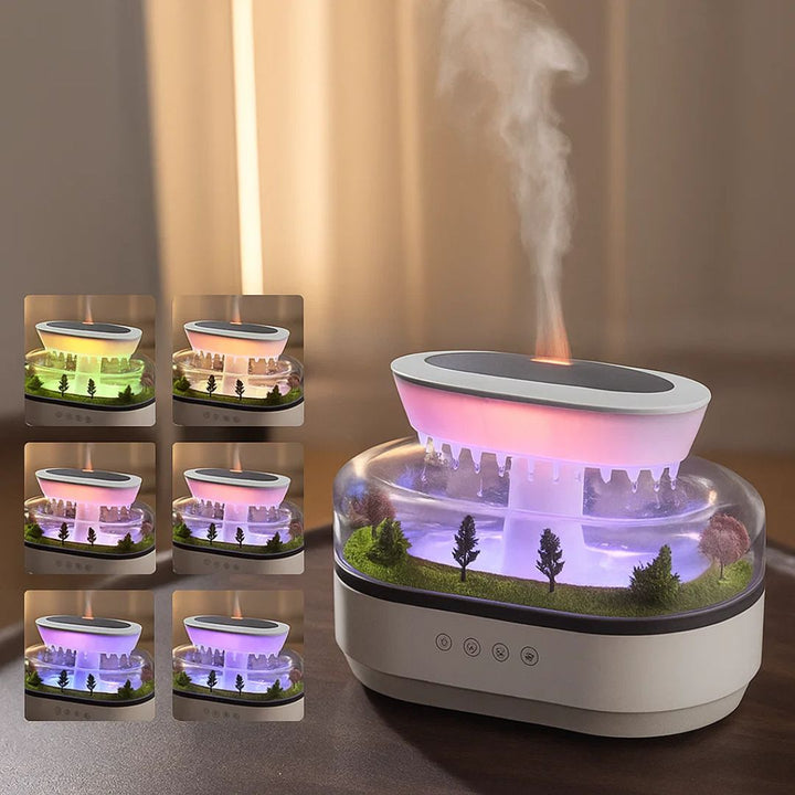Dry-Air Relief – Stille LED Nattlys – Berolig Hud & Pust – Rolig Avslappende Søvn for Hjem & Soverom Luvikno