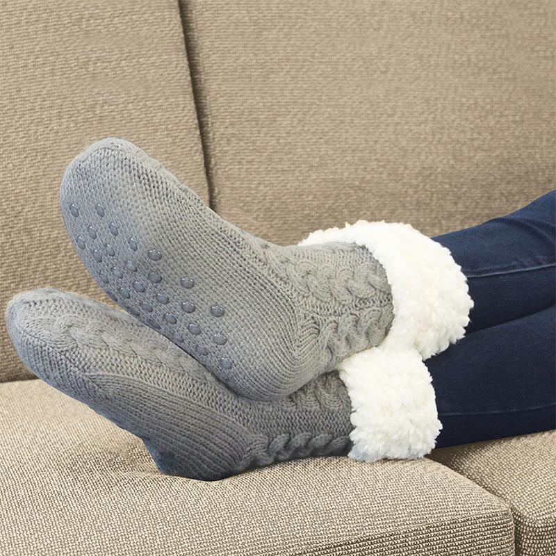 Sokker Vinter Varme Anti-Slip Tykk | luvikno
