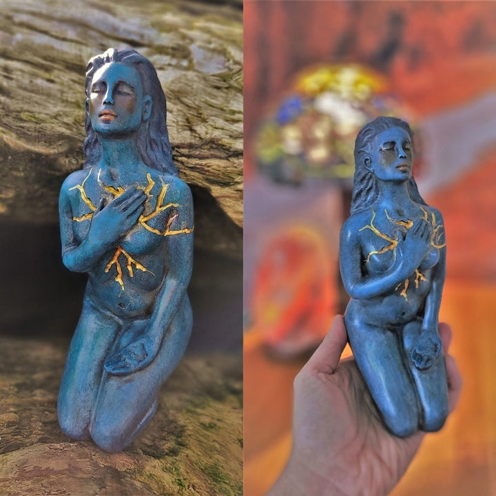Resin figur "Gudsinnen for helbredelse" | Luvikno