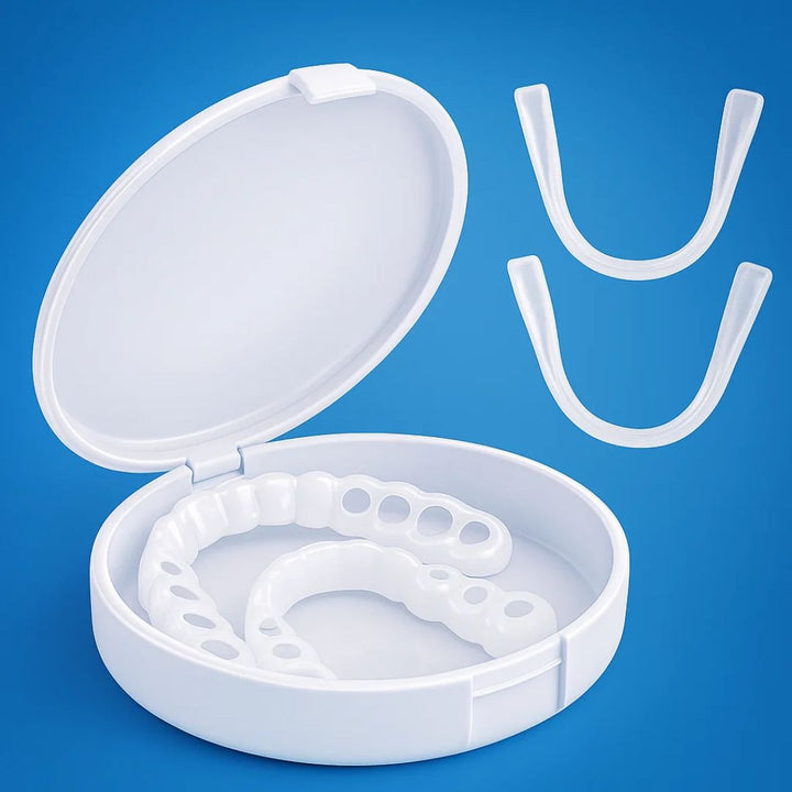 SmileEase | Clip-On Veneers – Umiddelbar Smilforbedring – Ultratynn Design – Ideell for voksne som søker rimelige tannhelse-løsninger Luvikno