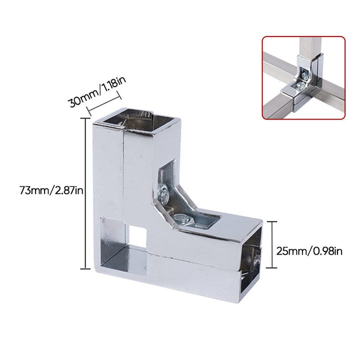 Square Tube Connector | Luvikno