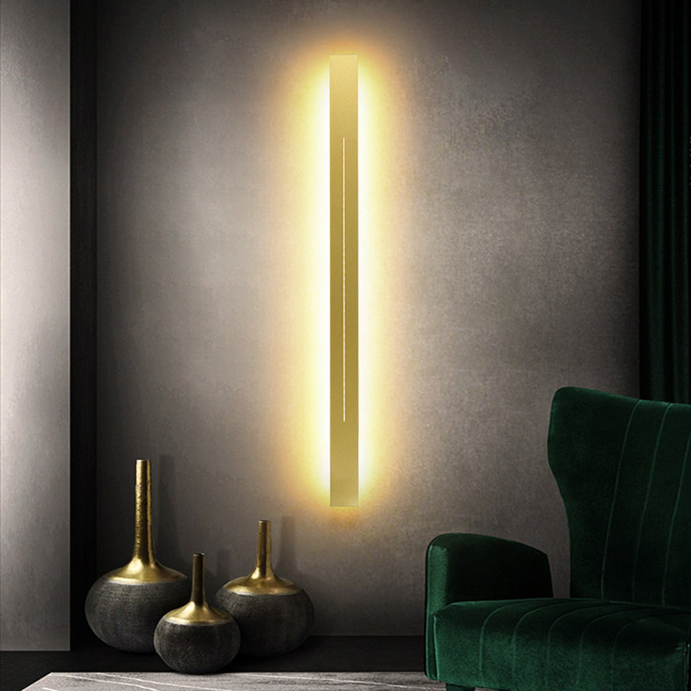 Moderne LED Vegglampe - LumièreGold | Luvikno