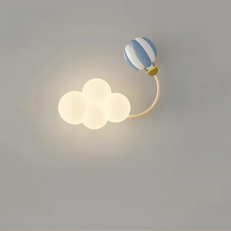 CartoonAirplane Lys – Lekfull Vegglampe for Barnerommet Luvikno