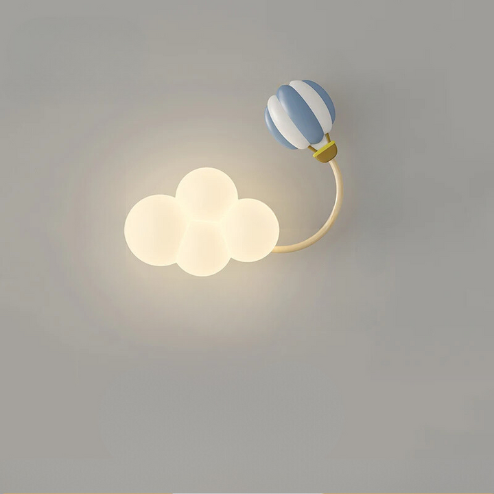 CartoonAirplane Lys – Lekfull Vegglampe for Barnerommet Luvikno