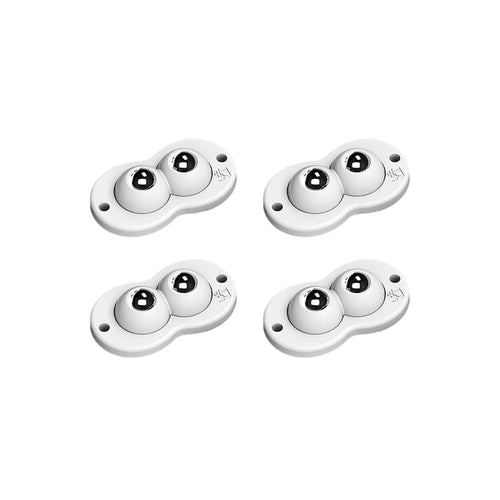 Rustfritt stål pasta mini universelt hjul 360 grader£¨4 stk£© | Luvikno
