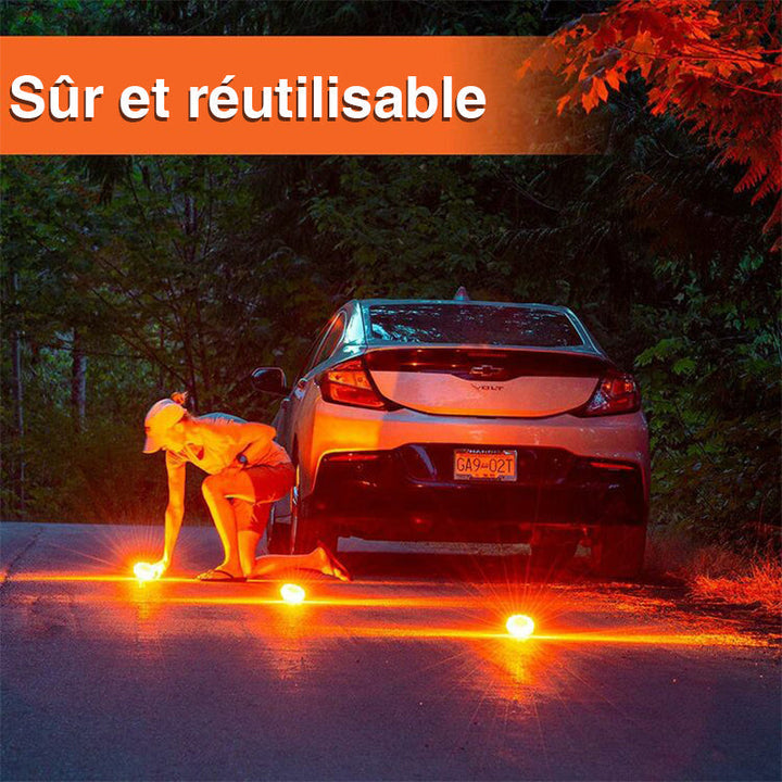 Blinkende varselslys med LED | Luvikno