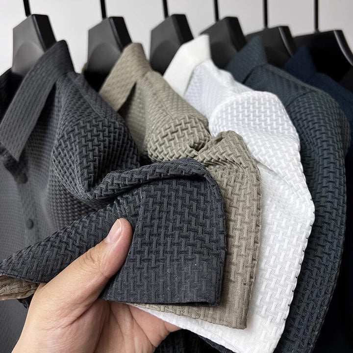Mesh Ice Silk Korte Ermel T-skjorte | Luvikno