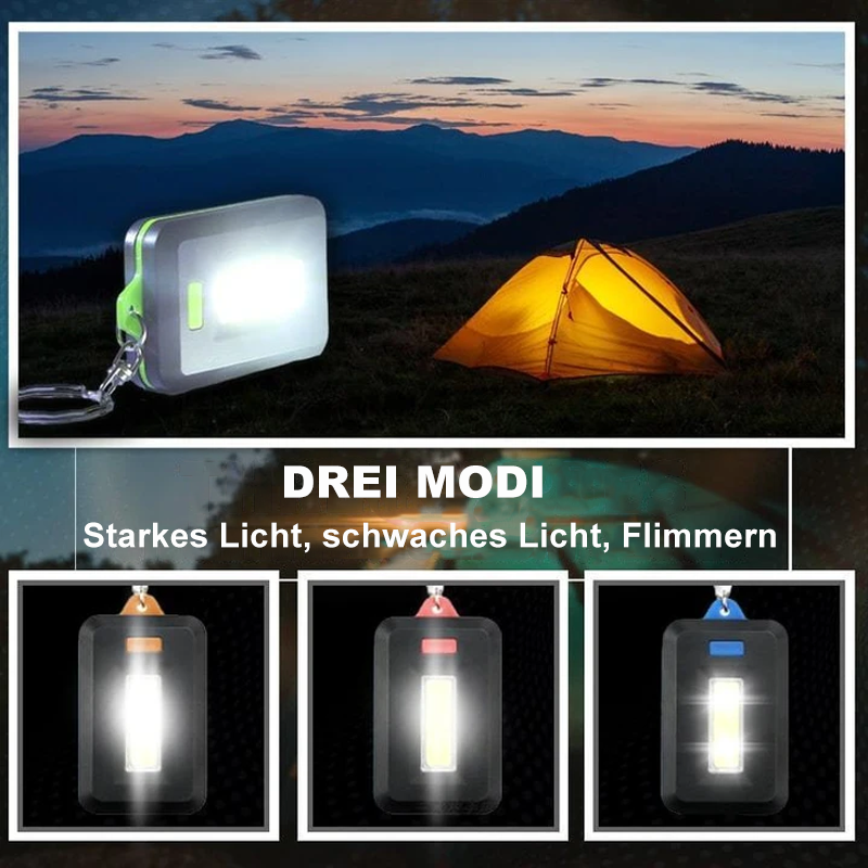 Mini-LED-lommelykt nøkkelring | Luvikno